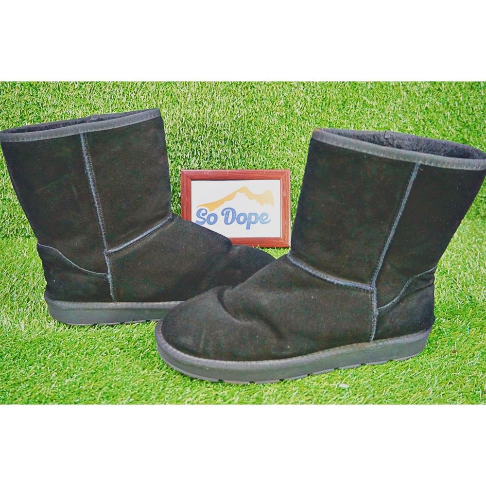 Jousen Milan AMY698 Black Round Toe Boots - Men's Size 11